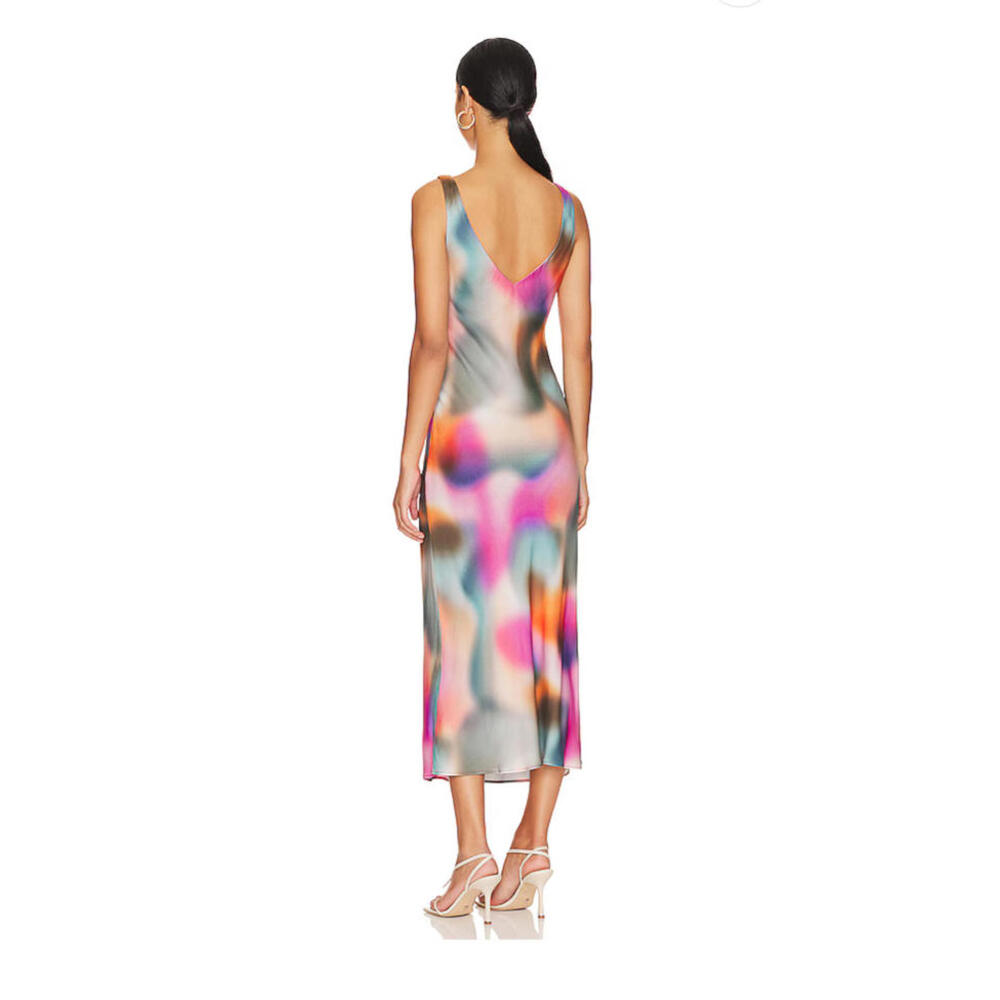 LNA Multicolor Mirage V-neck Maxi Dress - Picture 8 of 8